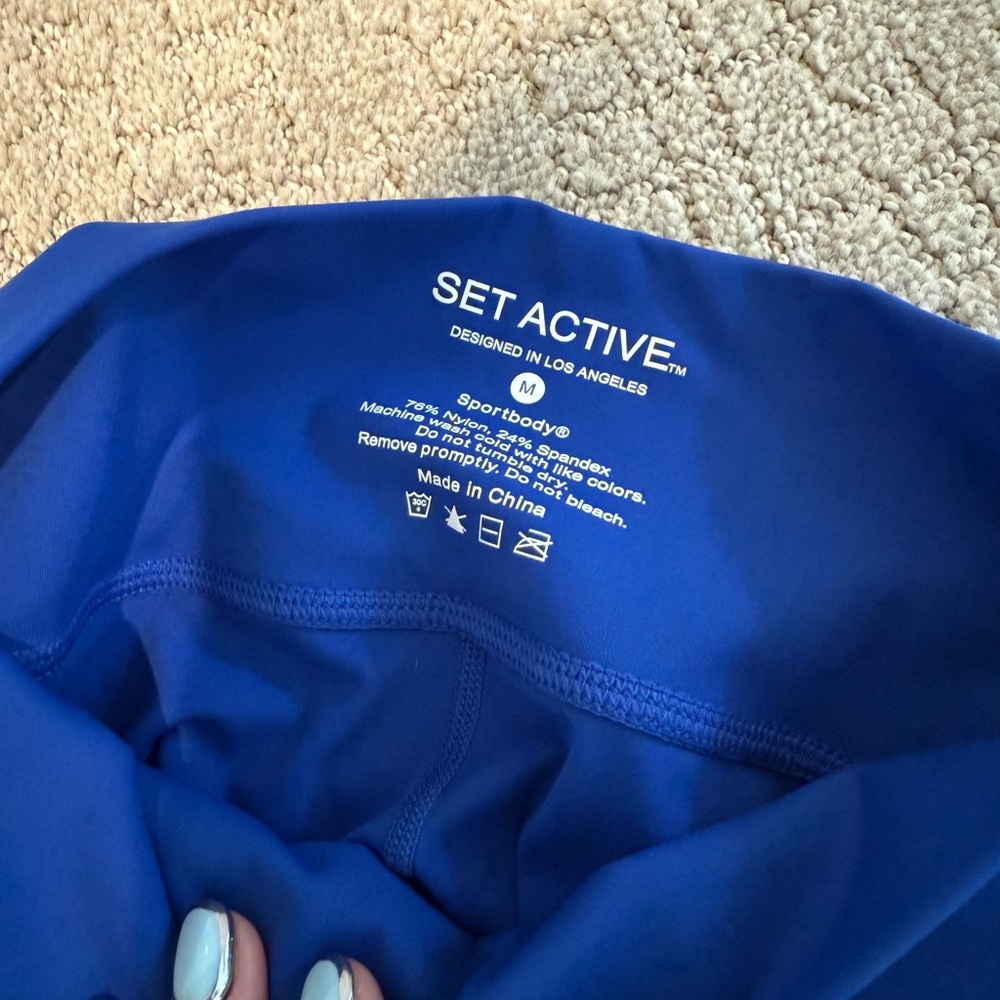 SET Active Vibrant Blue Leggings